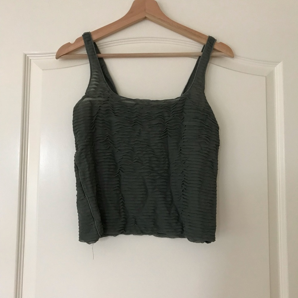 Armani cropped tank